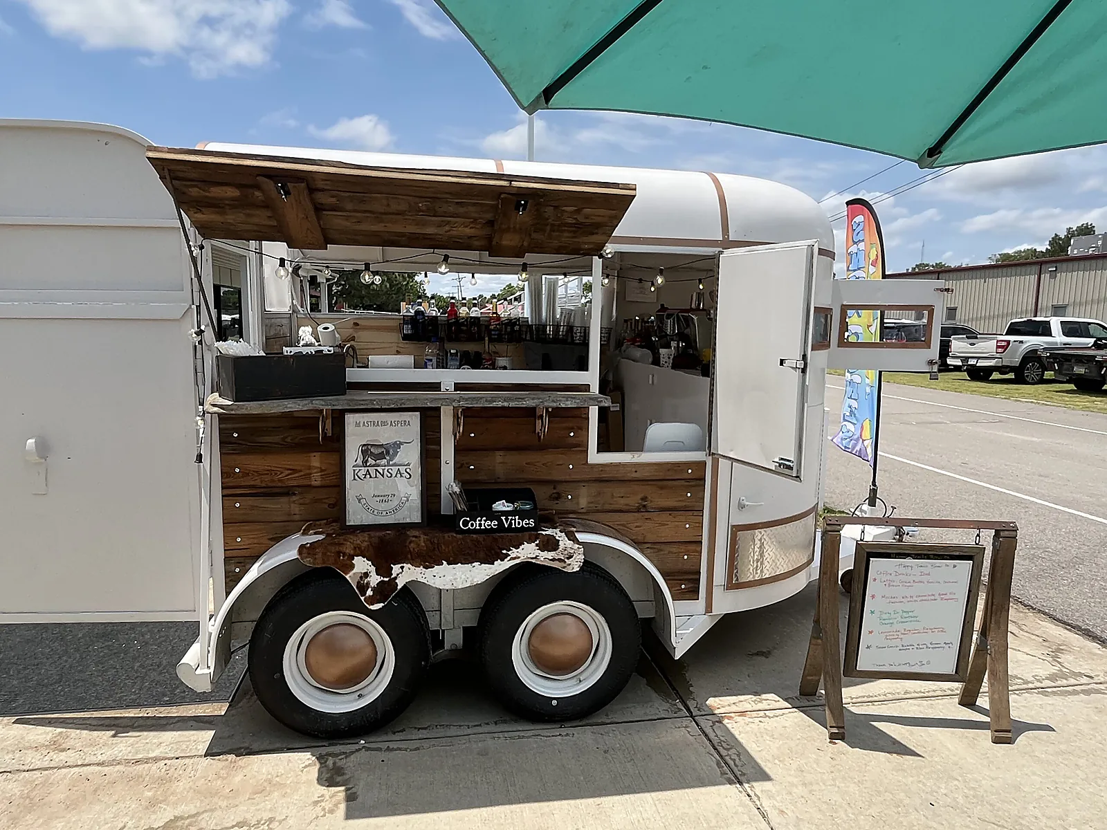 Buttermilk all set up for business